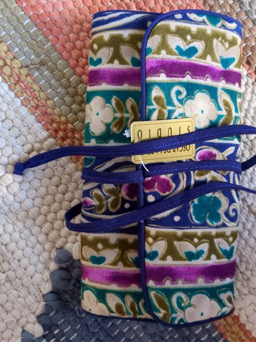 🌸 Vintage Jewelry Makeup Folding Travel Bag - Picture 11 of 11